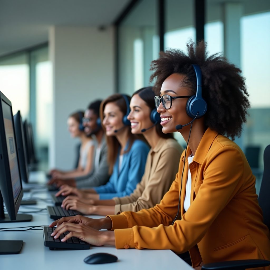 هل في شركة تبيع كول سنتر بجميع المميزات؟